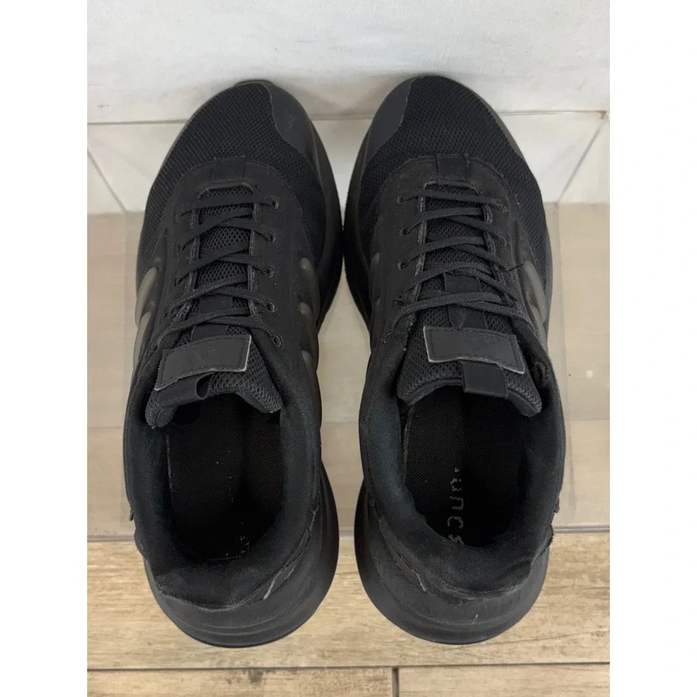 Adidas Bounce Mens Black Mesh Running Shoes Sneakers‎ Size 5.5 US